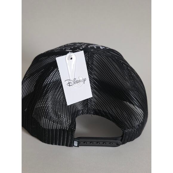 NWT Disney x NEFF Mickey Mouse Trucker Hat Black White Mesh Snapback - Picture 5 of 11